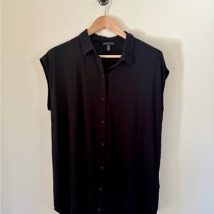 Eileen Fisher Black Crewneck Top